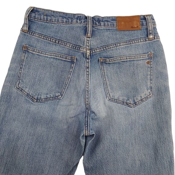 Madewell The High-Rise Slim Boyjean Womens 24 Blue Distressed Premium Denim - Picture 7 of 12